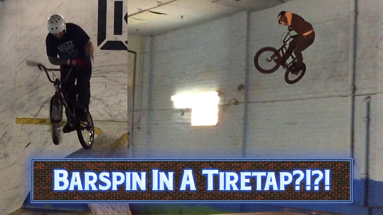 Barspin IN A Tire Tap?! YouTube