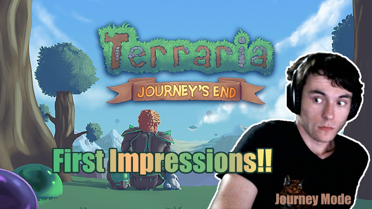 Playing for the First Time - Terraria Journeys End Part 1 - YouTube