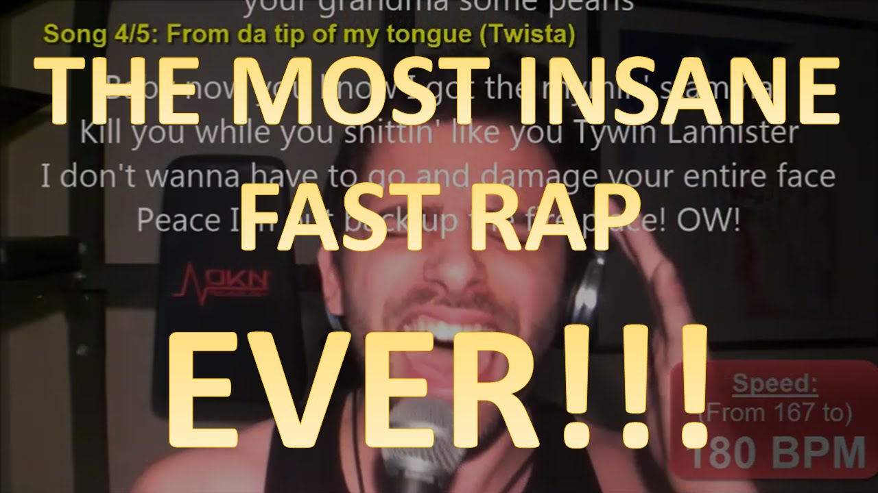 FAST RAP IS MY LIFE!!! (200 BPM) - YouTube