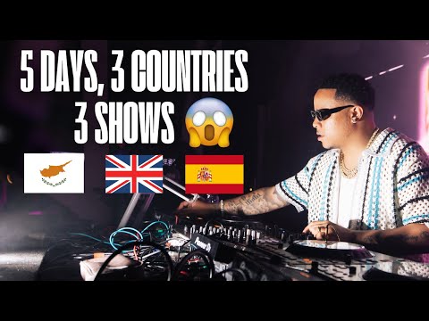 5 DAYS, 3 COUNTRIES 🌍 3 SHOWS - DJ IRONIK VLOG EP 3