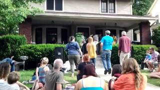 Fritz Pollard at Porch Rocker 2013 in Highland Square