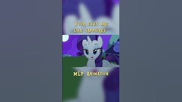 You’re eyes are like sapphires #mlp #animation #sparity #spike #rarity #shorts #disney #aristocats