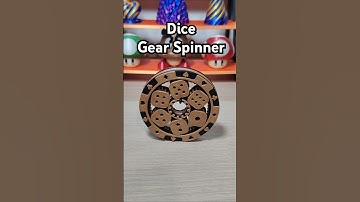3D Printed Dice Gears Spinner #3d #3dprinting #asmr #shorts #reels