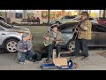 Seattle Street Music: Outside Dick&#39;s on Broadway late on a Monday