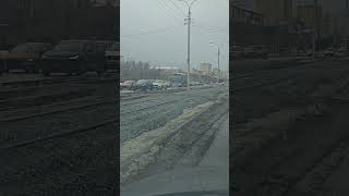 Кривые трамвайные  рельсы в Красноярске? #video #shortvideo #видео #blogger