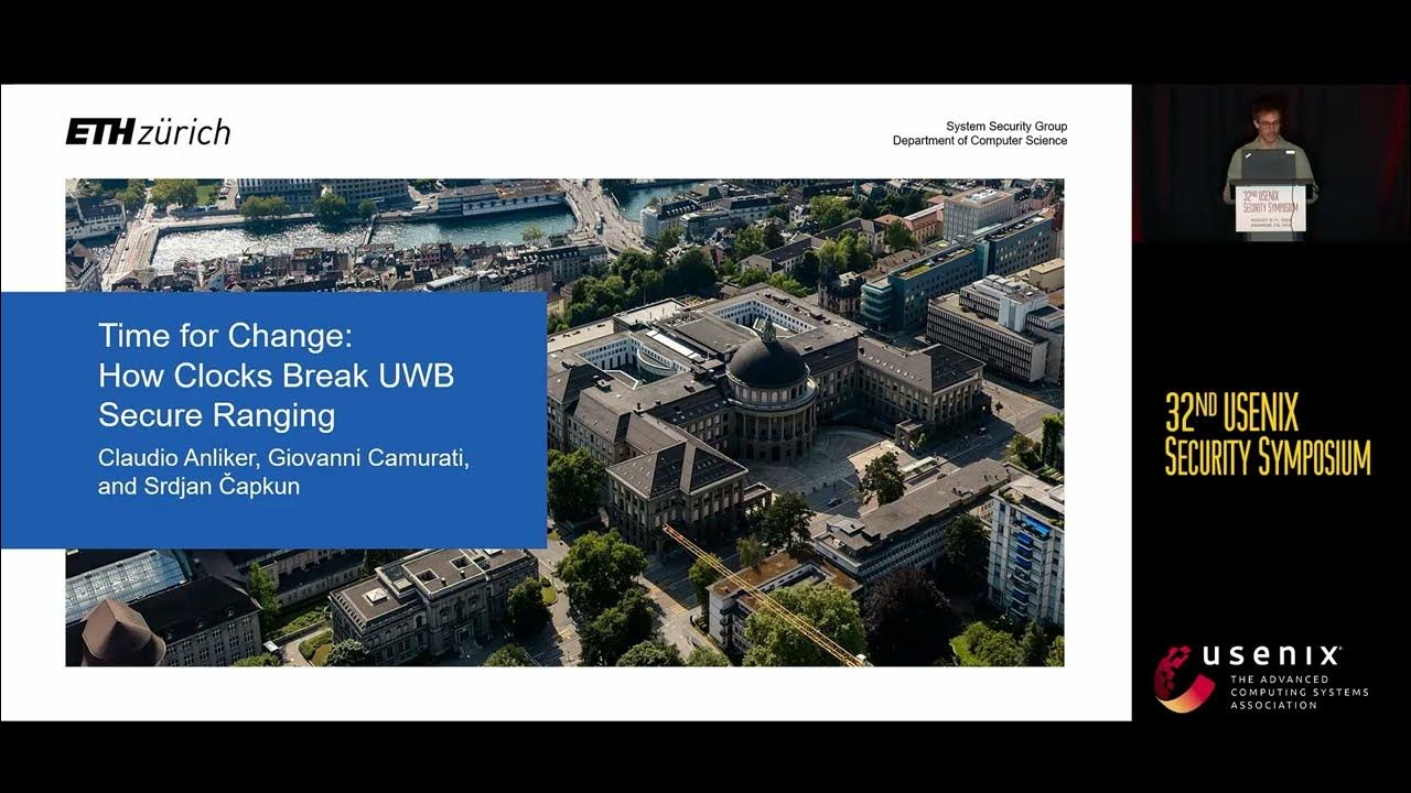 USENIX Security '23 Time for Change How Clocks Break UWB Secure