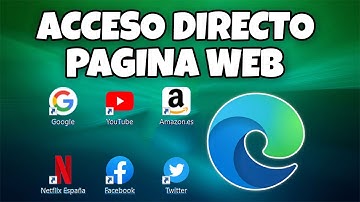 COMO CREAR UN ACCESO DIRECTO DE UNA PAGINA WEB EN EL ESCRITORIO DE MICROSOFT EDGE 2025