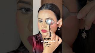 Batman makeup tutorial 🦇🦇🦇 #shorts #trending #tutorial #makeup #batman #viral