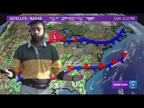 Showers and storms are likely for much of this week - YouTube