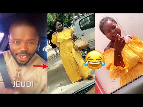 Pape cheikh Diallo se moque de Merry bey diouf de la tfm, dans sa voiture et taquine son style