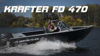 Krafter FD 470 — алюминиевая лодка для отдыха и рыбалки!
