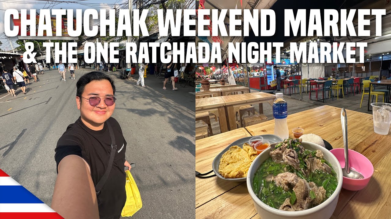 BANGKOK VLOG: Chatuchak Weekend Market & The One Ratchada Night Market| Ivan de Guzman