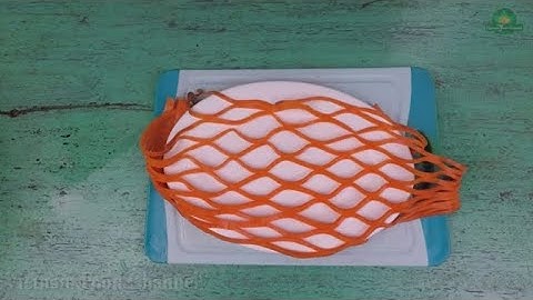 How to make a carrot fishing net