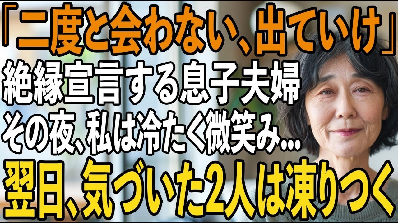 「2度と会わないから、早く出ていってください」...