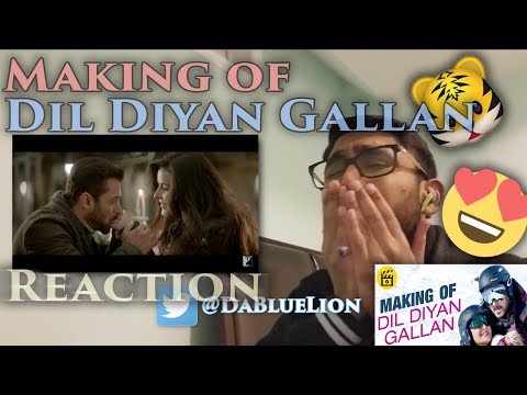 Canadian REACTS to Making of Dil Diyan Gallan Song | Tiger Zinda Hai 🐯