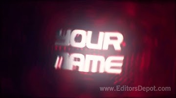 FREE Red Synced Pumping 3D Intro Template: After Effects & Cinema 4D Template