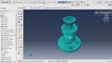 Abaqus meshing technique #1 meshing complex part.