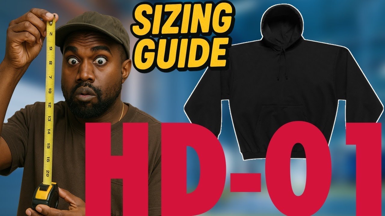 NEW YEEZY HD-01 Hoodie SIZING GUIDE