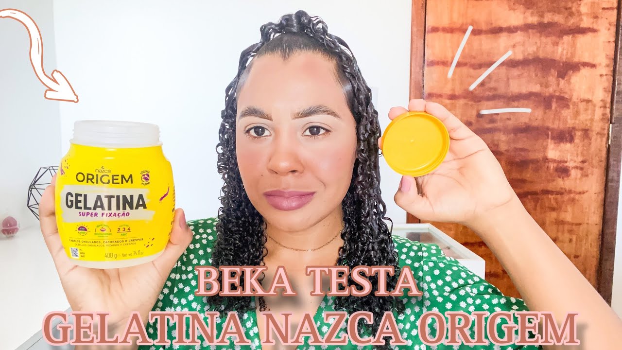 FINALIZAÇÃO COM A GELATINA SUPER FIXAÇÃO DA NAZCA ORIGEM