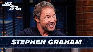 Stephen Graham Teaches Seth the Different Walks He Uses for His Characters