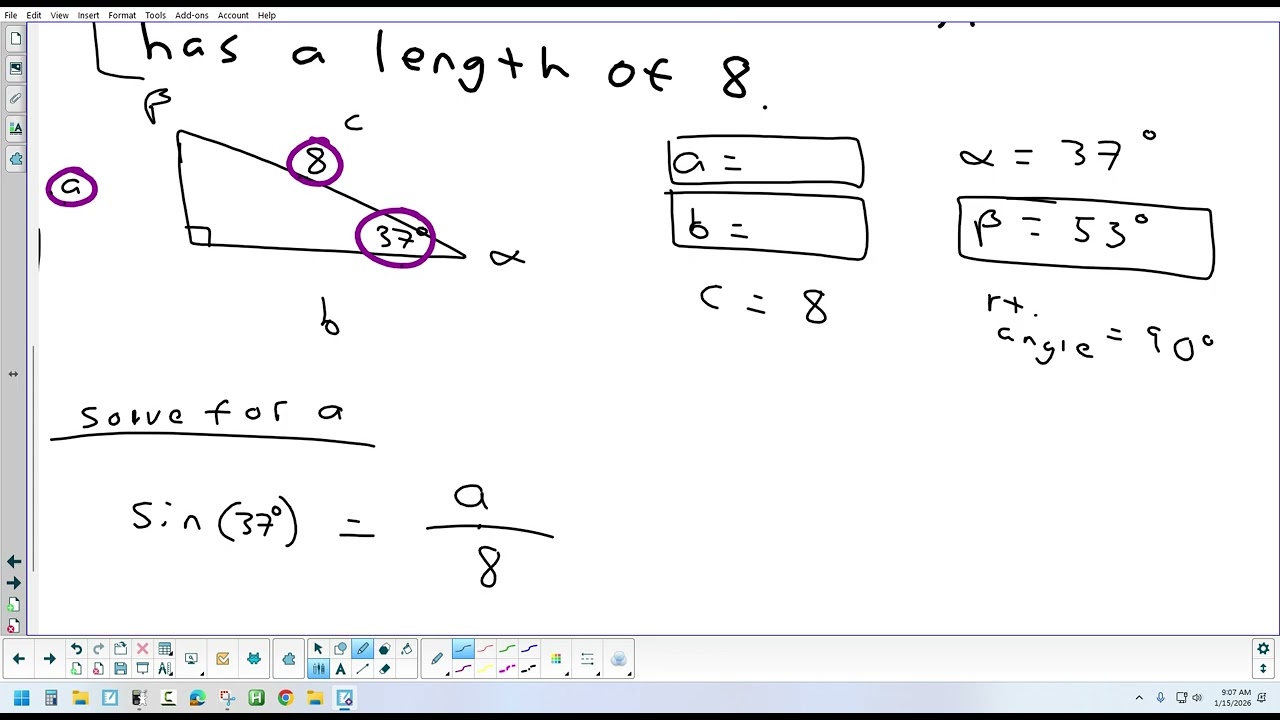 6.5(2) Right Triangle Trig 1-15-26