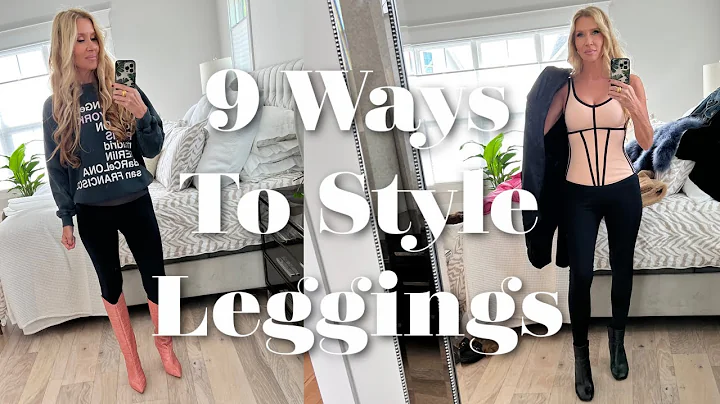 👖9 Formas de Estilizar Leggings en tu Ropa de Diario | Mujeres Mayores de 50