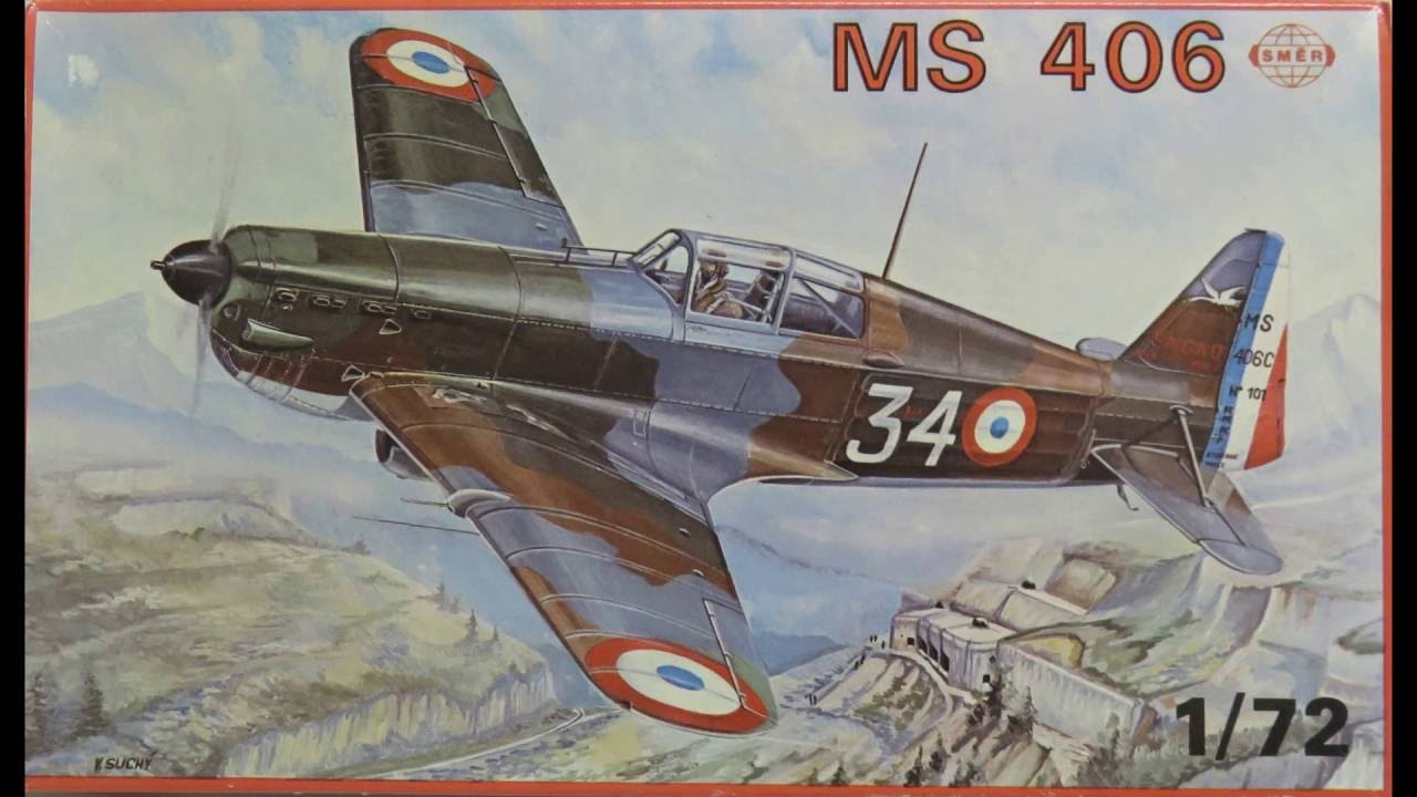 SMER (ex Heller) 1/72 Morane Saulnier MS 406 Kit# OTK 101