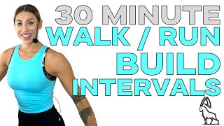 Get Fit With Treadmill Intervals: Walk/Run Build Workout!