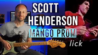 Scott Henderson &#39;Mango Prom&#39; lick lesson - How to Play it, Why it Works