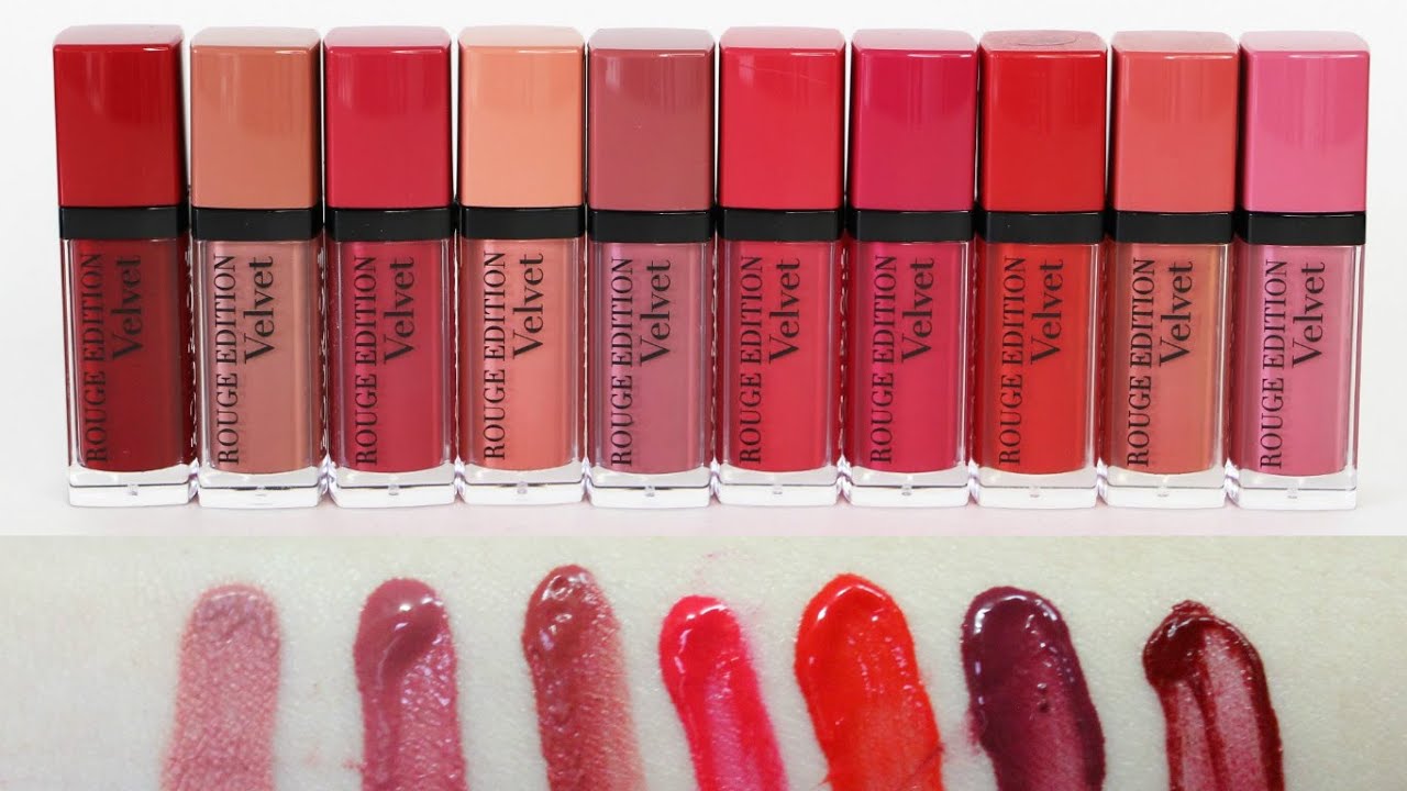 BOURJOIS Rouge Edition Velvet Matte Liquid Lipstick Chatty Review + Lip Swatches | TrishhYoungg