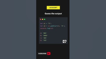 Test Your Javascript Knowledge: MCQ #20