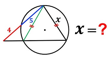 Can you calculate the side length X? | (Circle) | #math #maths | #geometry