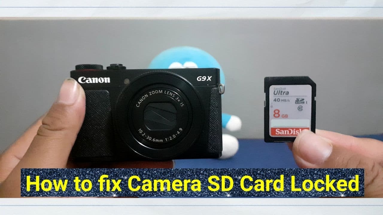 How to Fix Camera SD Card Locked - YouTube