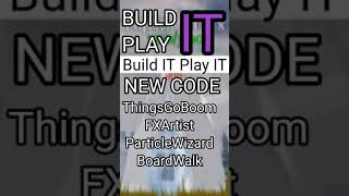 Roblox Build It Play Itmansion Of Wonder New Code