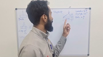 sling swl/4 leg bridle/sabic standard/سلنگ کیلکولیشز/Rigging calculations in sabic