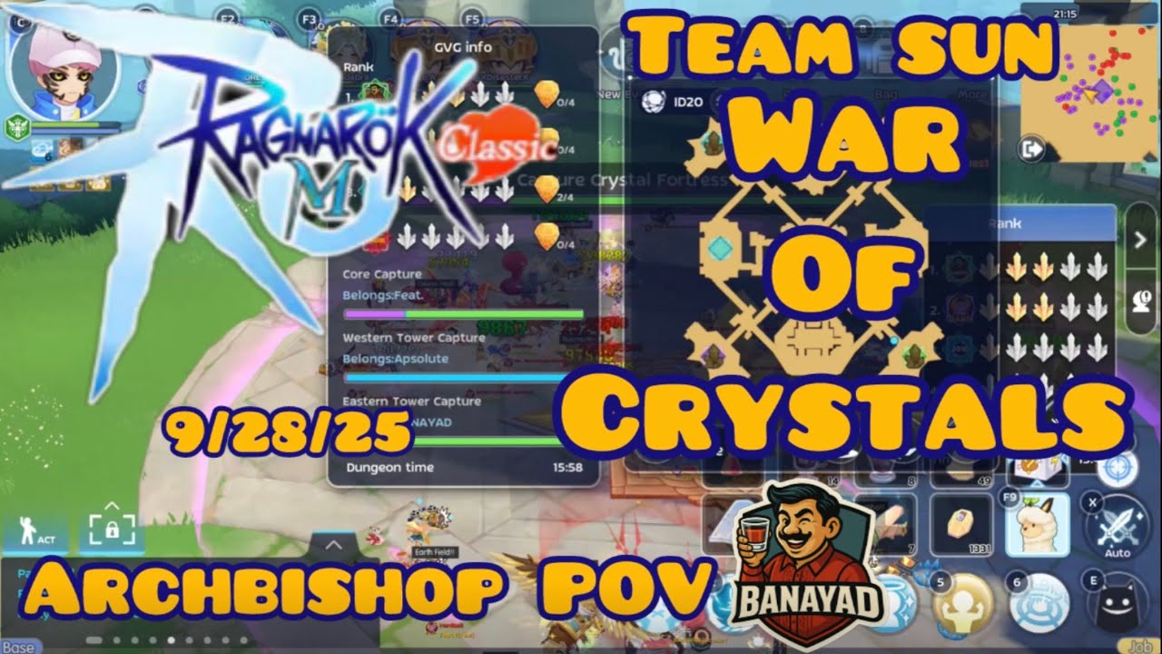 Ragnarok M Classic - War of Crystals 9/28/25 - Archbishop POV