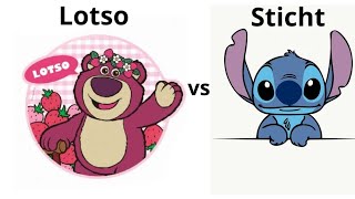 Lotso vs Stitch 💖💙 edition✨️ lisa or lena coment👇