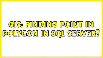GIS: Finding point in polygon in SQL Server?