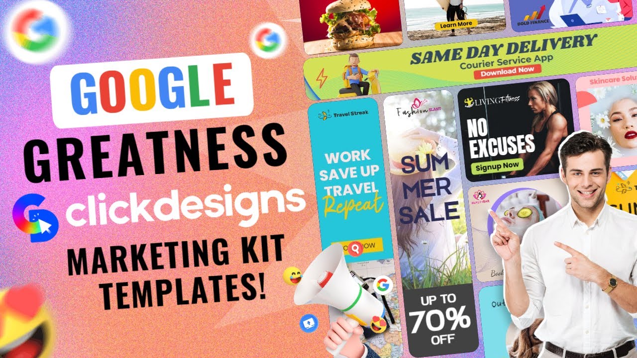 Google Greatness: ClickDesigns #MarketingKit Templates! 🌐🚀 #ClickDesigns