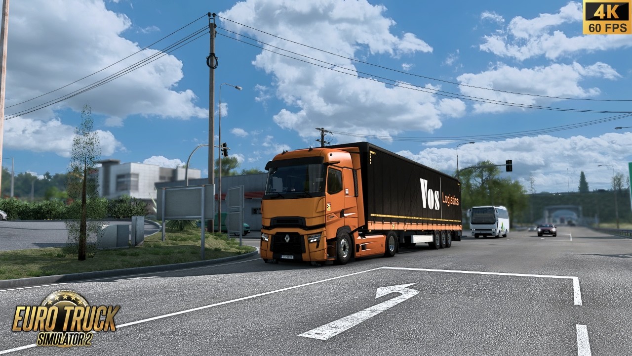 🇧🇬 Bulgaria to 🇷🇴 Romania: Heavy Chemical Sorbent Transport | Renault T| Euro Truck Simulator 2 4K