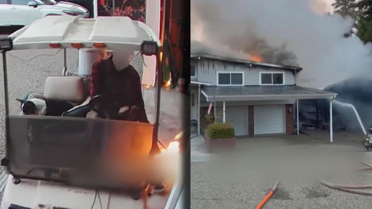 Arson Suspect Drove Golf Cart To And From Crime Scene