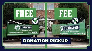 Free vs Fee-Based Donation Pickup Explained It s Haul Good Northern VA