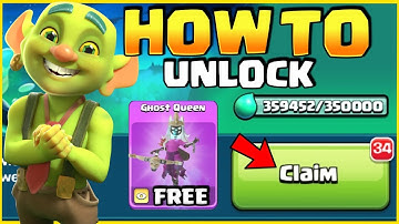 NEW UPDATE COC - HOW TO COLLECT GHOST QUEEN FREE IN COC ||  HOW TO COLLECT MASHUP MEDALS IN COC 2023