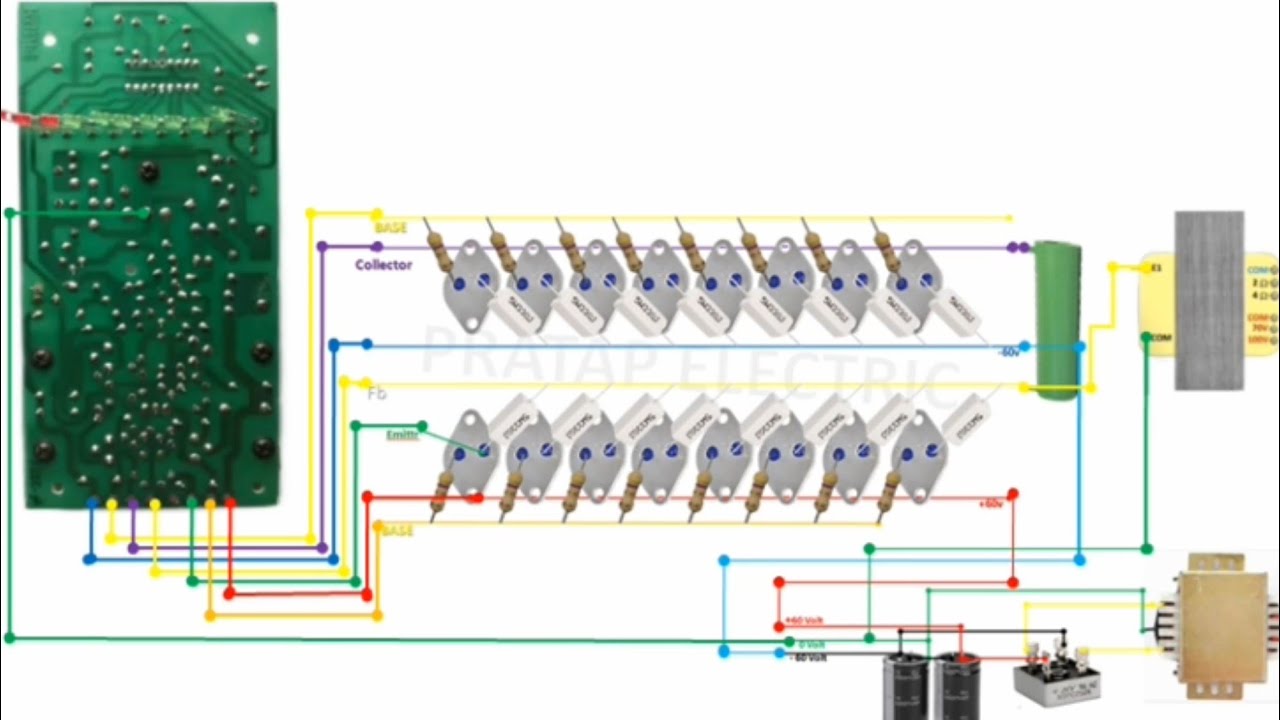stranger pbt 501 circuit diagram animation. stranger 500 watt amplifier diagram 
