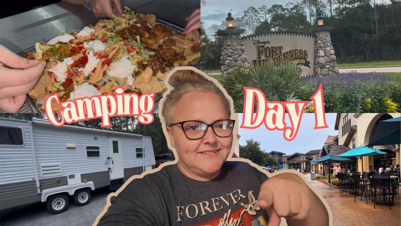 Camping Day 1: Finally Made It To The Campground, Campfire Dinner, & Family Fun