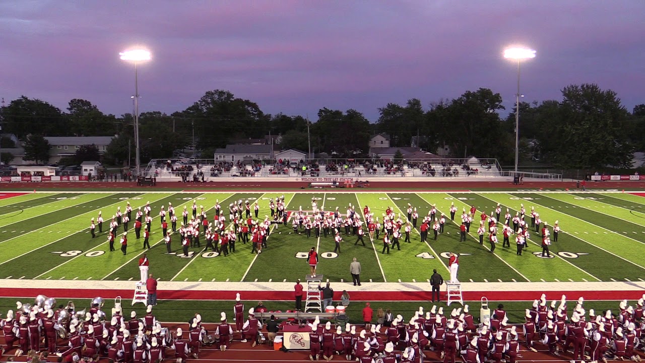 Port Clinton High School marching band halftime show YouTube
