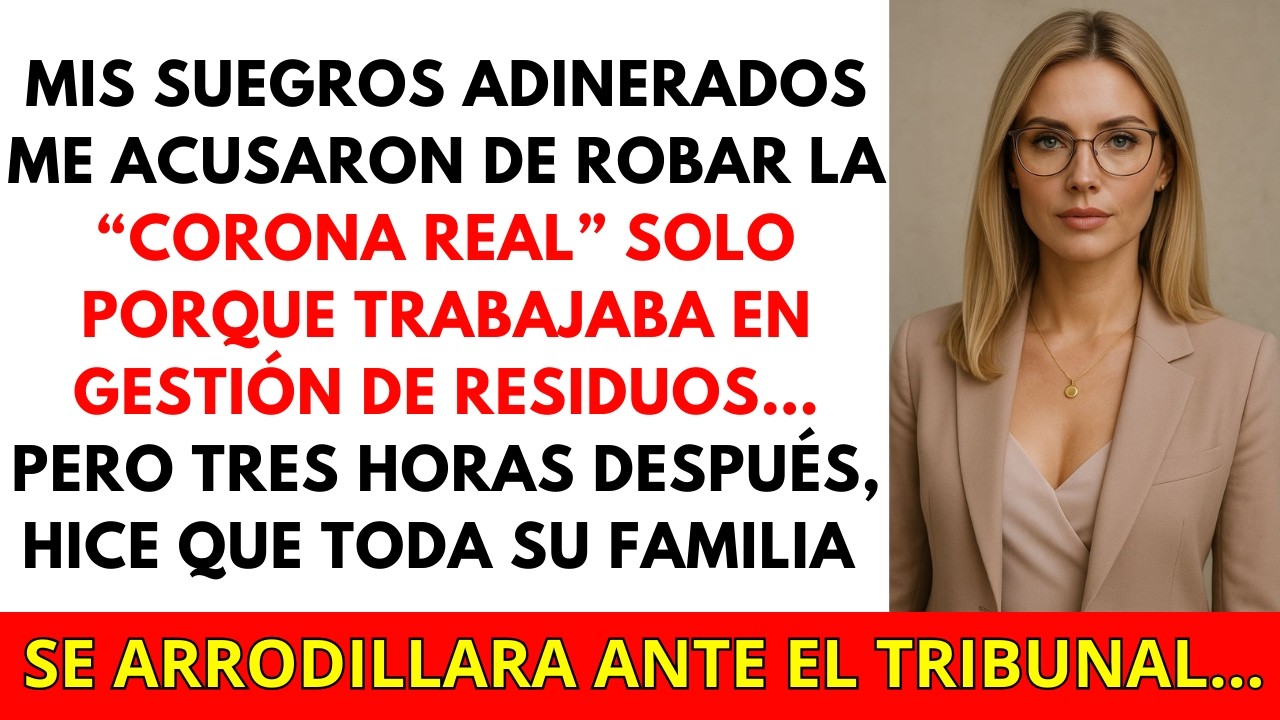 Mis suegros millonarios me acusaron de robar… horas después se arrodillaron en el tribunal