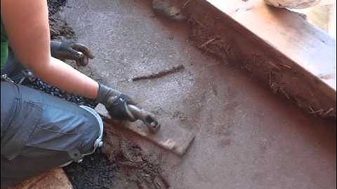 Installing an Earthen Floor