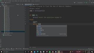 Sum of Natural Numbers ||python||