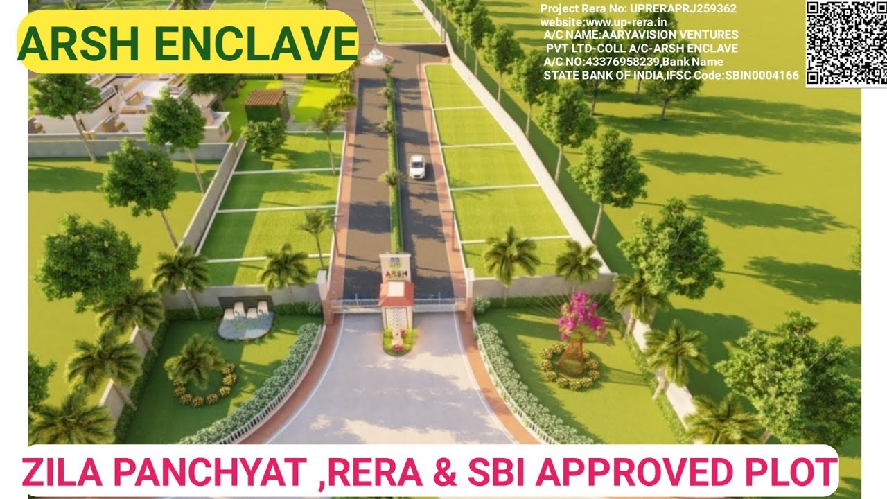 Arsh Enclave,Zila Panchyat Approved,Rera Registered Plots,Raebariely Road,Lucknow|Call:9161395151